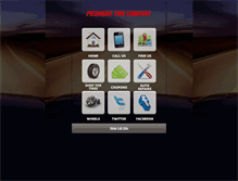 Tablet Screenshot of piedmonttire.com